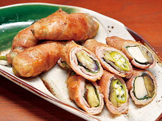夏バテ知らずでご飯がすすむ ナスの肉巻き3種