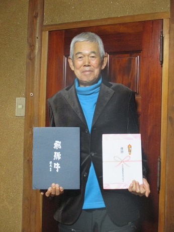 優勝した桐山保廣さん（牧田支店）