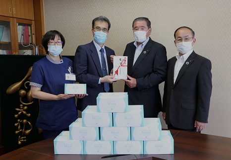一般医療用のマスク3000枚を寄付