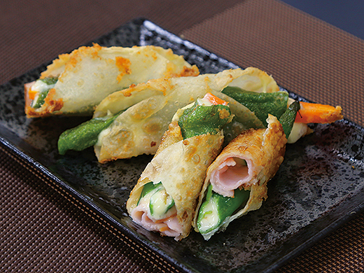 モッチリ食感がやみつきに 甘長ピーマンの揚げ焼き