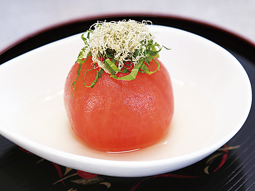 涼やかなトマトの味わいを楽しむ トマトの冷やしおでん